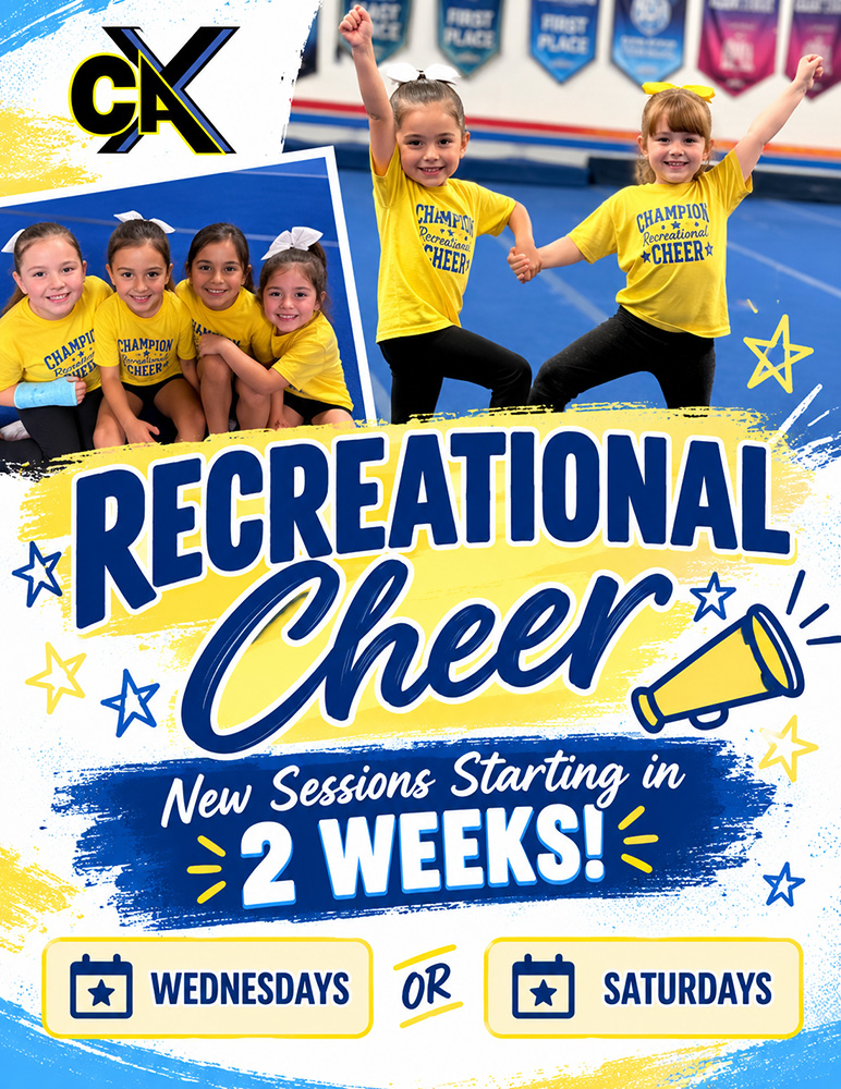 Champion Recreational Cheer Sessions